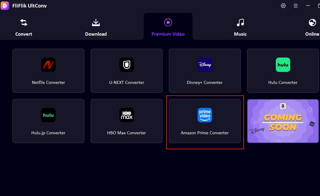 amazon prime converter in ultconv