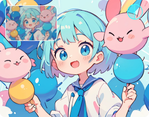 unblur image on website