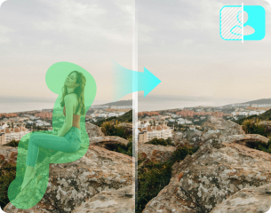 remove someone from photo