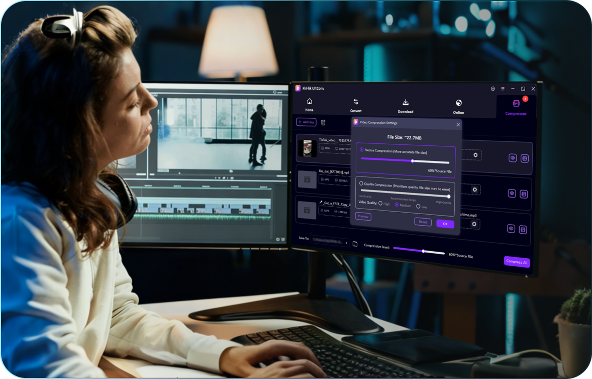 compress video lossless with ultconv