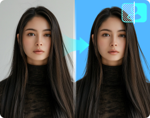 add white background to passport photo