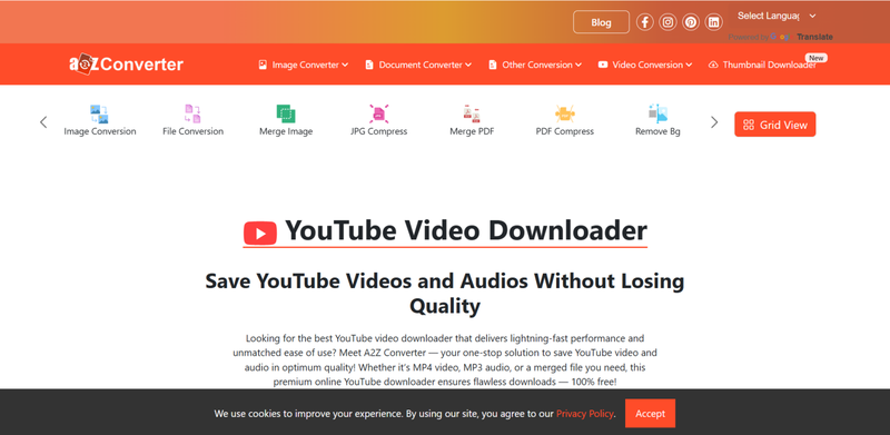 A2zconverter Online Downloader