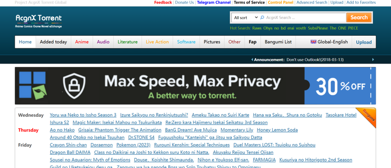 Acgnx Anime Torrent Download Website