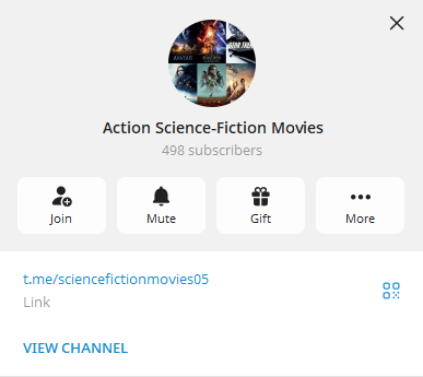 Telegram Movie Channel Action Science Fiction Movies
