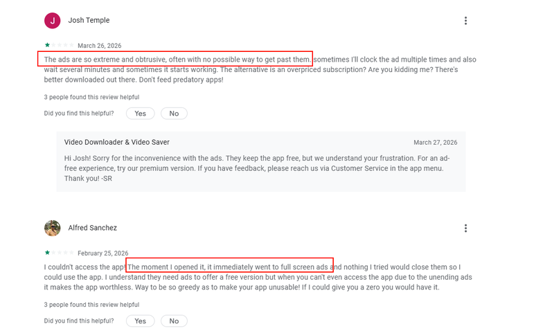 Ahasave Negative Reviews