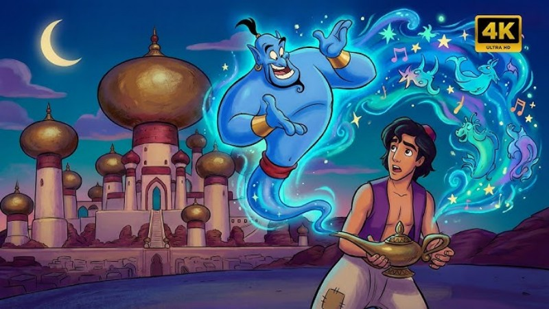 aladdin genie lamp