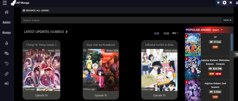 Animedekho Alternative Allmanga