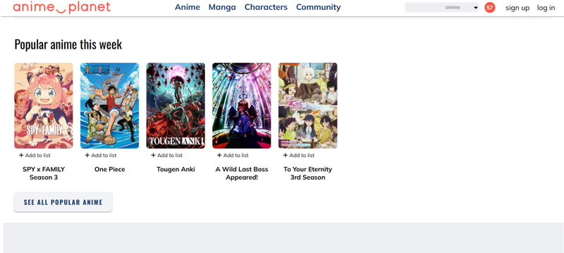 Anime Planet Legal Anime Streaming Platform