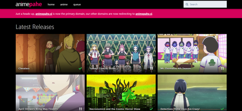 Anime Site Animepahe