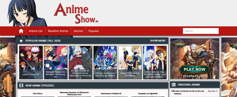 Anime Site Animeshowtv