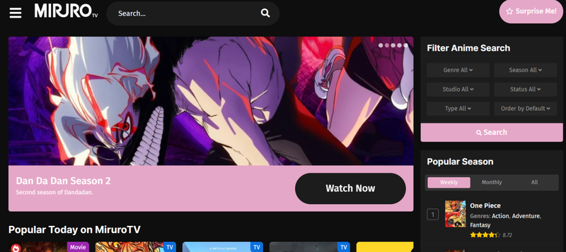 Anime Site Mirurotv