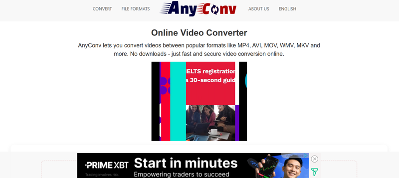 Anyconv Mp4 to Amv Converter