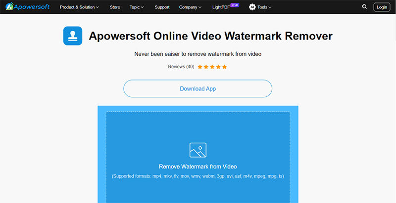 free ai video watermark remover online