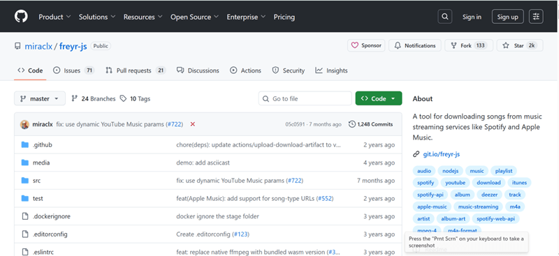 apple music open source recorder freyer