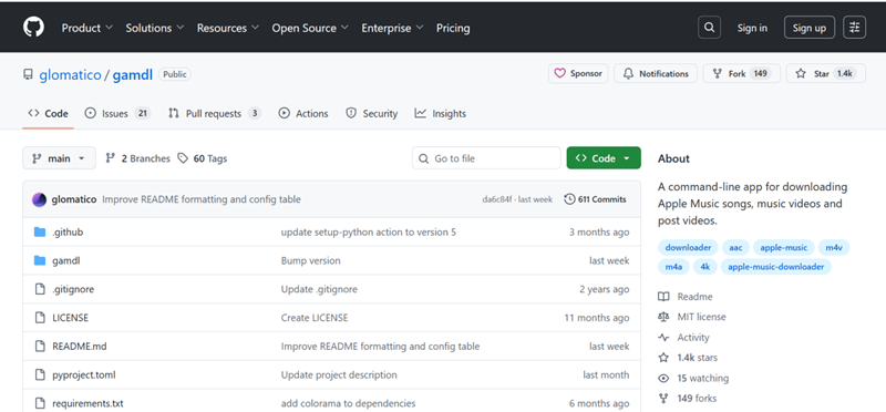 apple music open source recorder gamdl