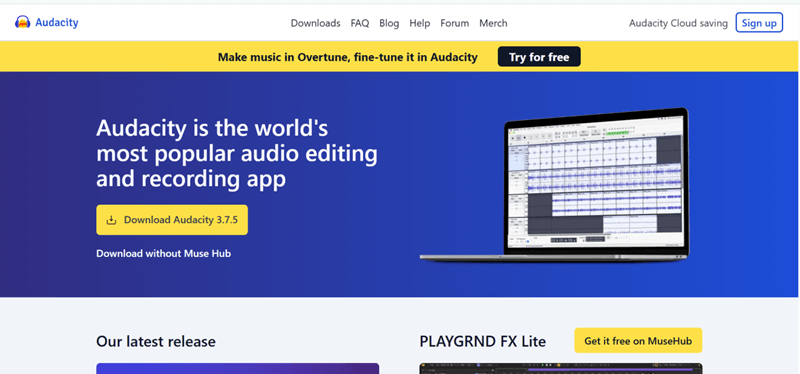 Apple Music Recorder Audacity