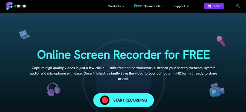 Fliflik Online Screen Recorder