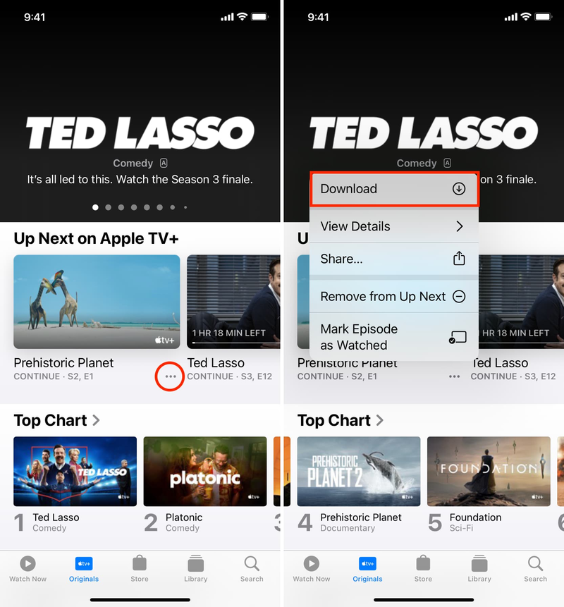 download movies in the apple tv app