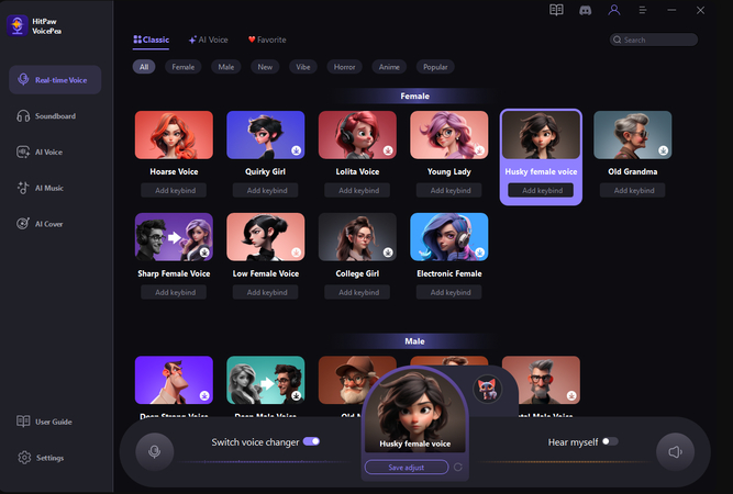 apply ai voice effect hitpaw voicepea