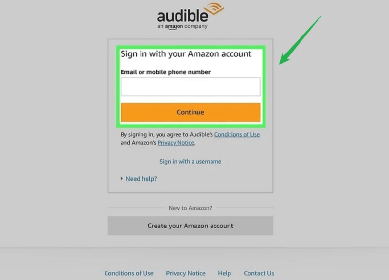 audible prime student sign in