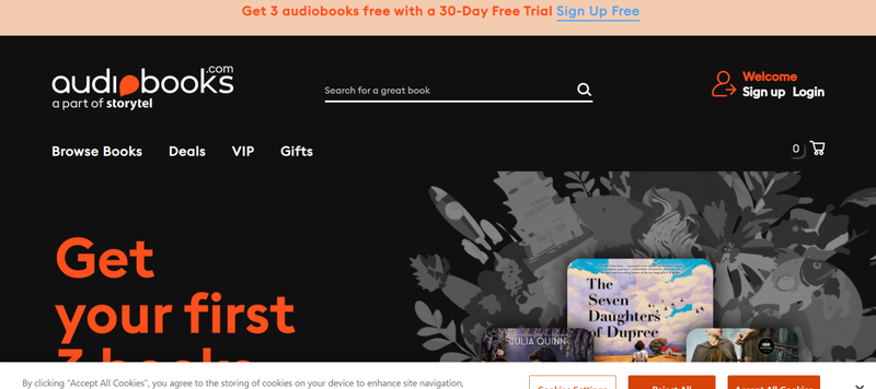 Audiobooks.com Mobile Audiobook Listening App