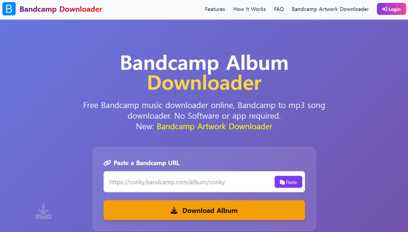Bandcamp Album Downloader Tool