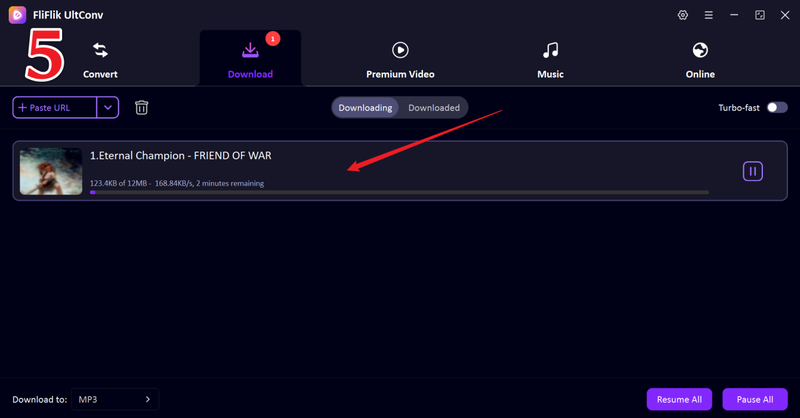 Bandcamp Music Downloading in Ultconv