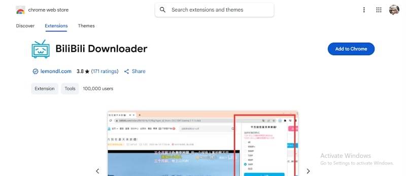 bilibili downloader chrome extension