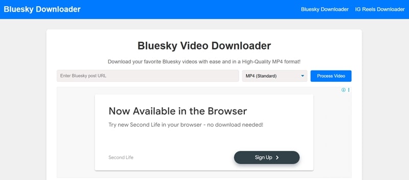 bluesky video downloader online