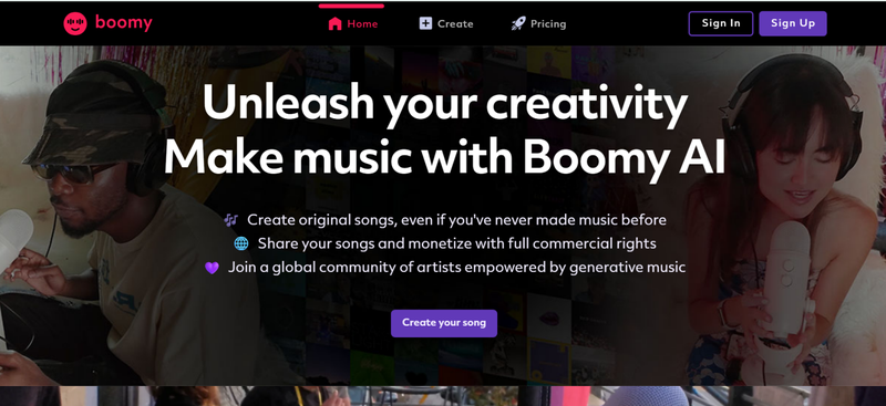 Suno Ai Alternative Boomy