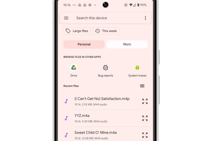 Browse Audio Files Android