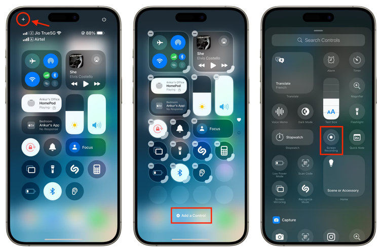 Screen Recording Smartphone Ios