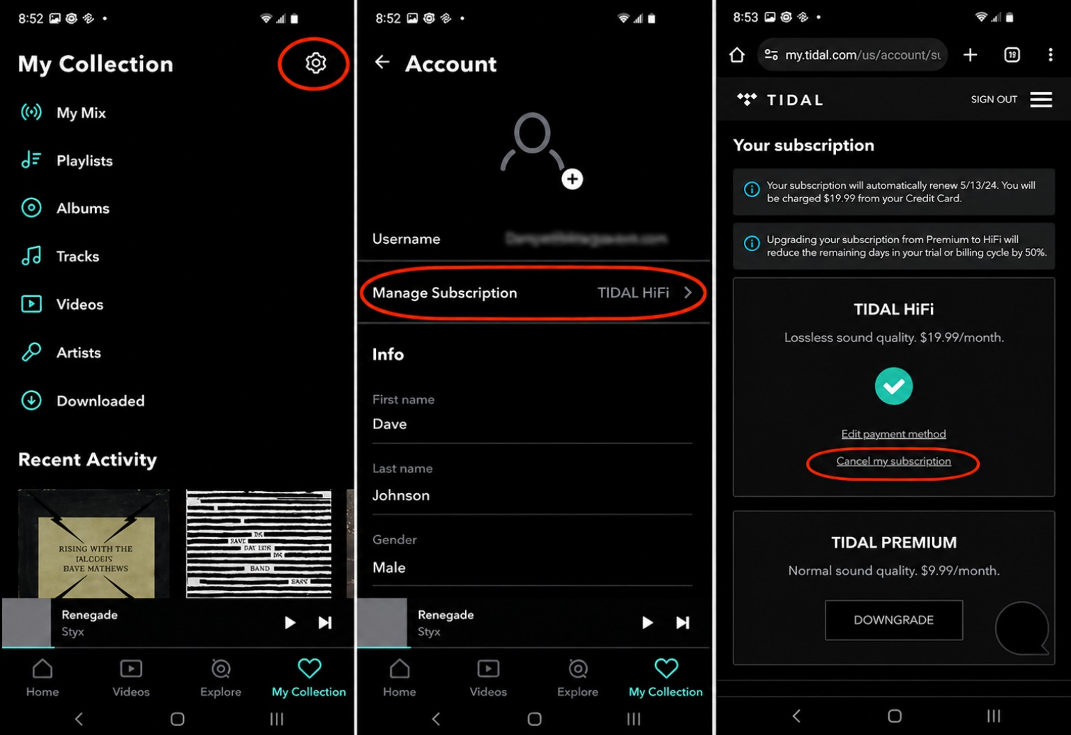 cancel-tidal-subscription-on-android