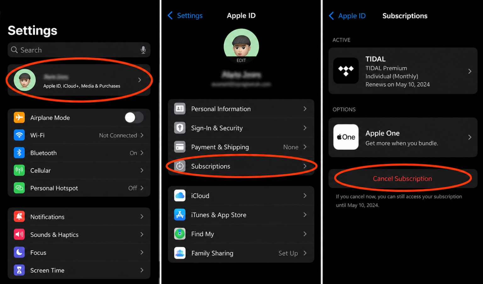 cancel-tidal-subscription-on-ios