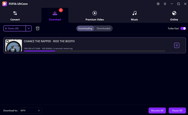 Check Download Process of Soundcloud Music