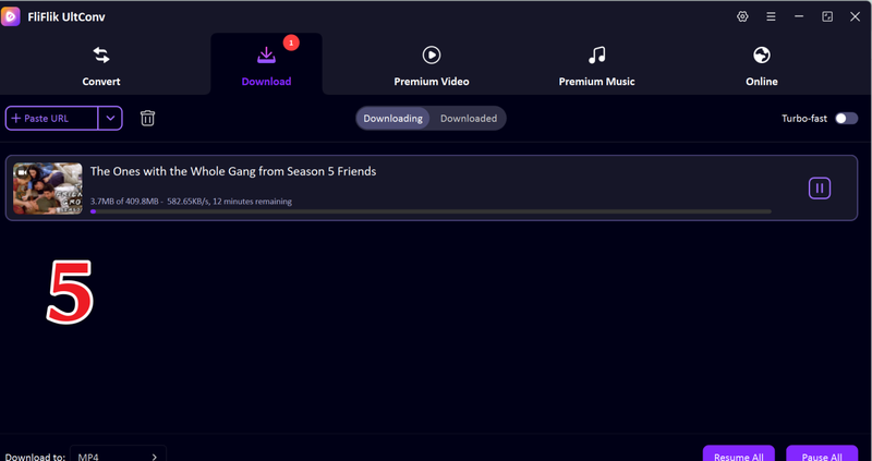 Check Downloaded Keepshare Video in Fliflik Ultconv