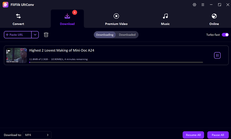 Check Downloaded Sflix Movies in Fliflik Ultconv