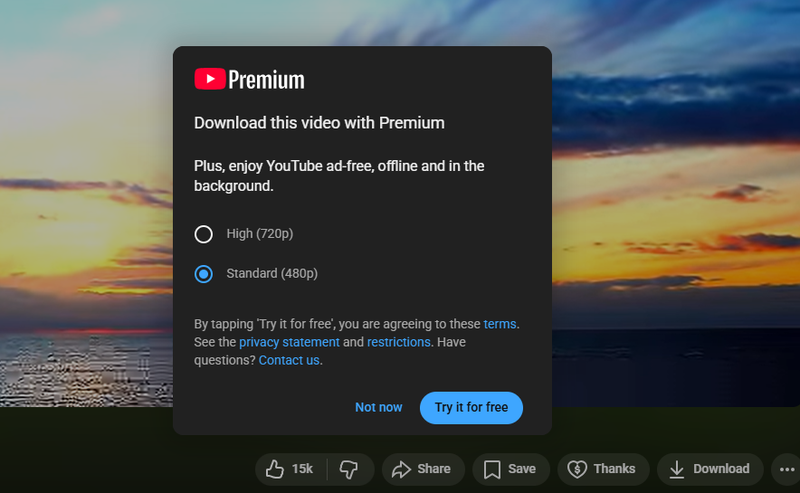 Choose Youtube Download Video Quality