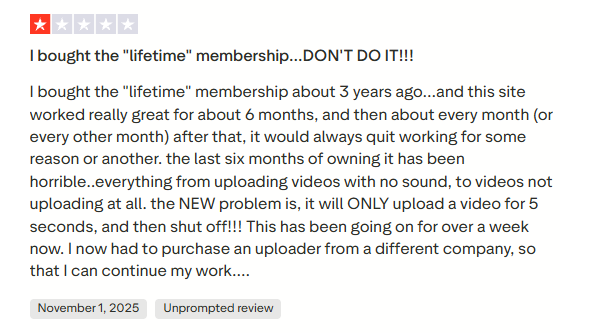 Chronic Service Instability