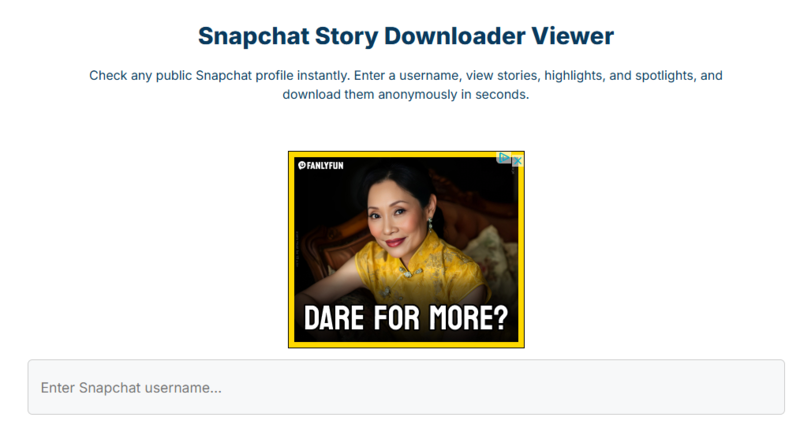 Snapchat Story Downloader Viewer