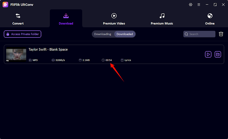 Click the Download Button