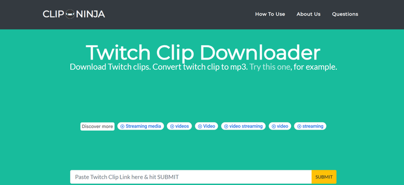 Clip Ninja Twitch Audio