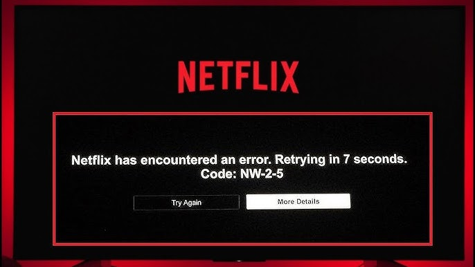Common Netflix Error Codes