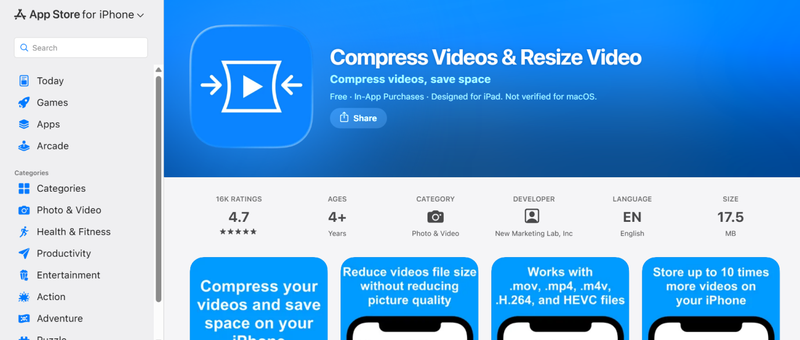 Compress Videos Resize Video App