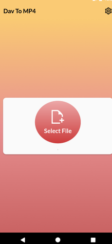 Convert Dav to Mp4 on Android