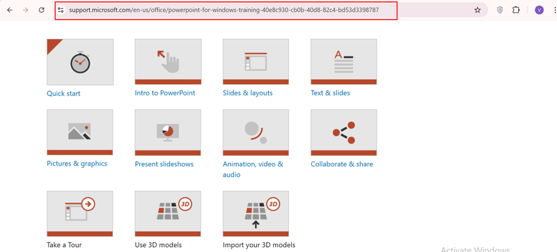Copy Powerpoint Video Link