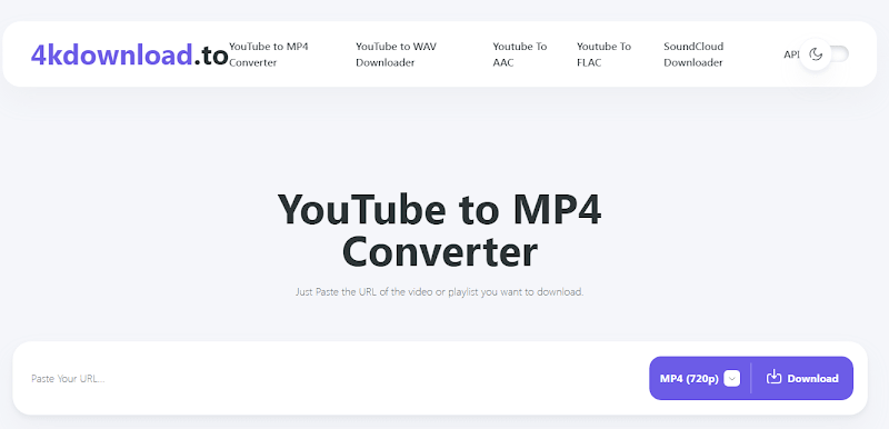 Convert YouTube to FLAC with 4KDownloader
