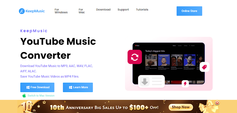 Convert YouTube to FLAC with KeepMusic Video Converter
