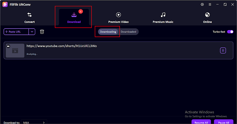 convert youtube to m4a