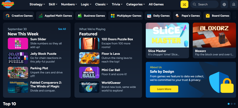 Unblocked Game for School Coolmathgames